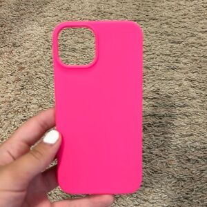 Hot Pink MVMT iPhone 13 phone case